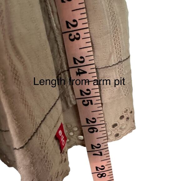 Edc Emroidered Strappy Dress Large - Picture 10 of 12